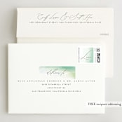 "yuzu" - Wedding Invitations in Lime by chocomocacino - FREE Recipient Addressing