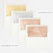 "Desert Wash" - Wedding Invitations in Peach by Amy Kross - Envelope Liner Options