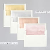 "Fallen" - Wedding Invitations in Rust by Creo Study - Envelope Liner Options