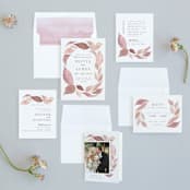 "Fallen" - Wedding Invitations in Rust by Creo Study - Invitation Suite