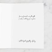 "feel hugged" - Single Greeting Cards in Sunshine by Katja Ja - Customizable Interior Example