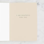 "Color Thanks" - Single Greeting Cards in Navy by Pixel and Hank - Interior