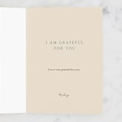 "Color Thanks" - Single Greeting Cards in Navy by Pixel and Hank - Customizable Interior Example