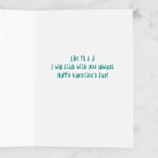 "PB & J" - Single Greeting Cards in Mint by Sharon O. - Interior