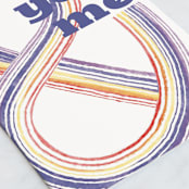 "Watercolor Rainbow" - Single Greeting Cards in Rainbow by Jan Shepherd - Close-Up