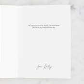 "A Whole Bunch" - Single Greeting Cards in Seafoam by Paper Raven Co. - Customizable Interior Example