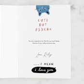"You're Purrfect" - Single Greeting Cards in Bubblegum by Cindy Chu - Customizable Interior Example