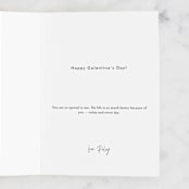 "Best Gal Pal Ever" - Single Greeting Cards in Blush by Hooray Creative - Customizable Interior Example