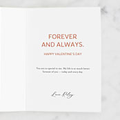 "olive you" - Single Greeting Cards in Olive by Gina Grittner - Customizable Interior Example