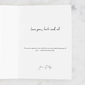 "Pfft!" - Single Greeting Cards in Blush by Minted - Customizable Interior Example