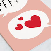 "Pfft!" - Single Greeting Cards in Blush by Minted - Close-Up