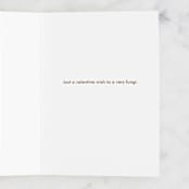 "Nothing Mushy" - Single Greeting Cards in Cinnabar by Dawn Pope - Interior