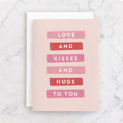 "Highlight" - Single Greeting Cards in Blush by Sara Hicks Malone - Front