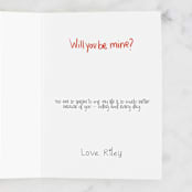 "Girl Meets Girl" - Single Greeting Cards in Daisy by Inkblot Design - Customizable Interior Example