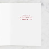 "Skateboards" - Single Greeting Cards in Navy by Sarah Cohn - Interior