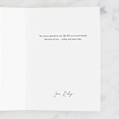 "You are Here" - Single Greeting Cards in Powder by mo kelley - Customizable Interior Example