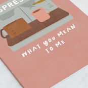 "espresso love" - Single Greeting Cards in Mug by Creo Study - Close-Up