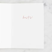 "Fancy" - Single Greeting Cards in Scarlet by Nazia Hyder - Interior