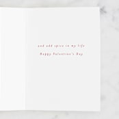 "pep in my step" - Single Greeting Cards in Blush by Rebecca Durflinger - Interior