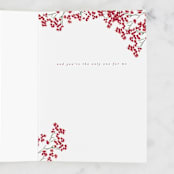 "Love Bloom" - Single Greeting Cards in Petal by Nazia Hyder - Interior