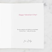 "Cotton Candy" - Single Greeting Cards in Peony by Iveta Angelova - Customizable Interior Example