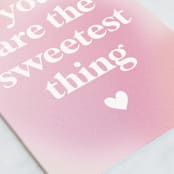 "Cotton Candy" - Single Greeting Cards in Peony by Iveta Angelova - Close-Up