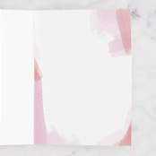 "Valentine's Day script" - Single Greeting Cards in Rose by Rebecca Durflinger - Interior