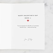 "NSFW Lollipops" - Single Greeting Cards in Hearts by Maria Alou - Customizable Interior Example