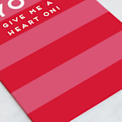 "what's up" - Single Greeting Cards in Scarlet by Susan Brown - Close-Up