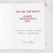 "Tiger-rific" - Single Greeting Cards in Tangerine by Vivian Yiwing - Customizable Interior Example