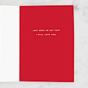 "Me Again" - Single Greeting Cards in Holly by Robert and Stella - Interior