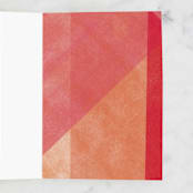 "Geo Love" - Single Greeting Cards in Ruby by Robert and Stella - Interior