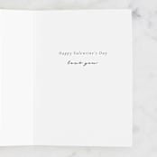 "Love Is Everything" - Single Greeting Cards in Watermelon by Courtney Crane - Interior