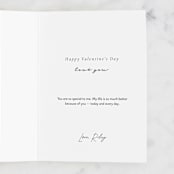 "Love Is Everything" - Single Greeting Cards in Watermelon by Courtney Crane - Customizable Interior Example