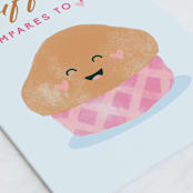 "muffin" - Single Greeting Cards in Muffin by Susan Zinader - Close-Up
