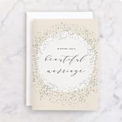 "dreamy" - Single Greeting Cards in Cream by Phrosné Barwood - Front