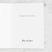 "dreamy" - Single Greeting Cards in Cream by Phrosné Barwood - Customizable Interior Example