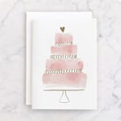 "A Sweet Couple" - Single Greeting Cards in Cotton Candy by Holly Rose - Front