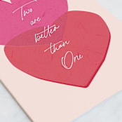 "two are better" - Single Greeting Cards in Cupcake by Design Lotus - Close-Up