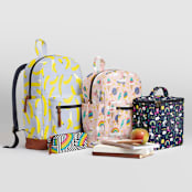 "Space Odyssey" - Small Backpack in Black by Meggy Masters - Part of the Back To School Collection