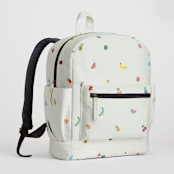 "Tutti Frutti" - Small Backpack in Frutti by lulu and isabelle - Side and Exterior Pockets