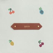 "Tutti Frutti" - Small Backpack in Frutti by lulu and isabelle - Tag in Revista Black