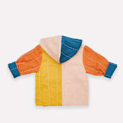 "Colorblock Toddler Hoodie - 18-24 Months" - Kids Bath Robes in yellow by Anchal