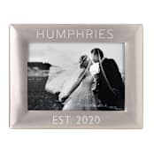 "Custom Engraved 5 x 7 Picture Frame" - Keepsake Frames in natural by Papel Custom Design