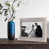 "Custom Engraved 5 x 7 Picture Frame" - Keepsake Frames in natural by Papel Custom Design