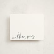 "Scripted" - Children’s Stationery in Snow by Sara Hicks Malone - Front