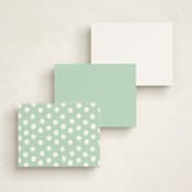 "Scripted" - Children’s Stationery in Snow by Sara Hicks Malone - Back of Card Options