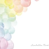 "Balloon Arch" - Children’s Stationery in Rainbow by Robert and Stella - Detail