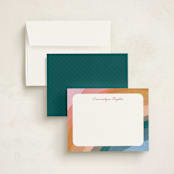 "collaged rainbow" - Children’s Stationery in Unicorn by Carrie Moradi - Assembled