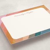 "collaged rainbow" - Children’s Stationery in Unicorn by Carrie Moradi - Detail